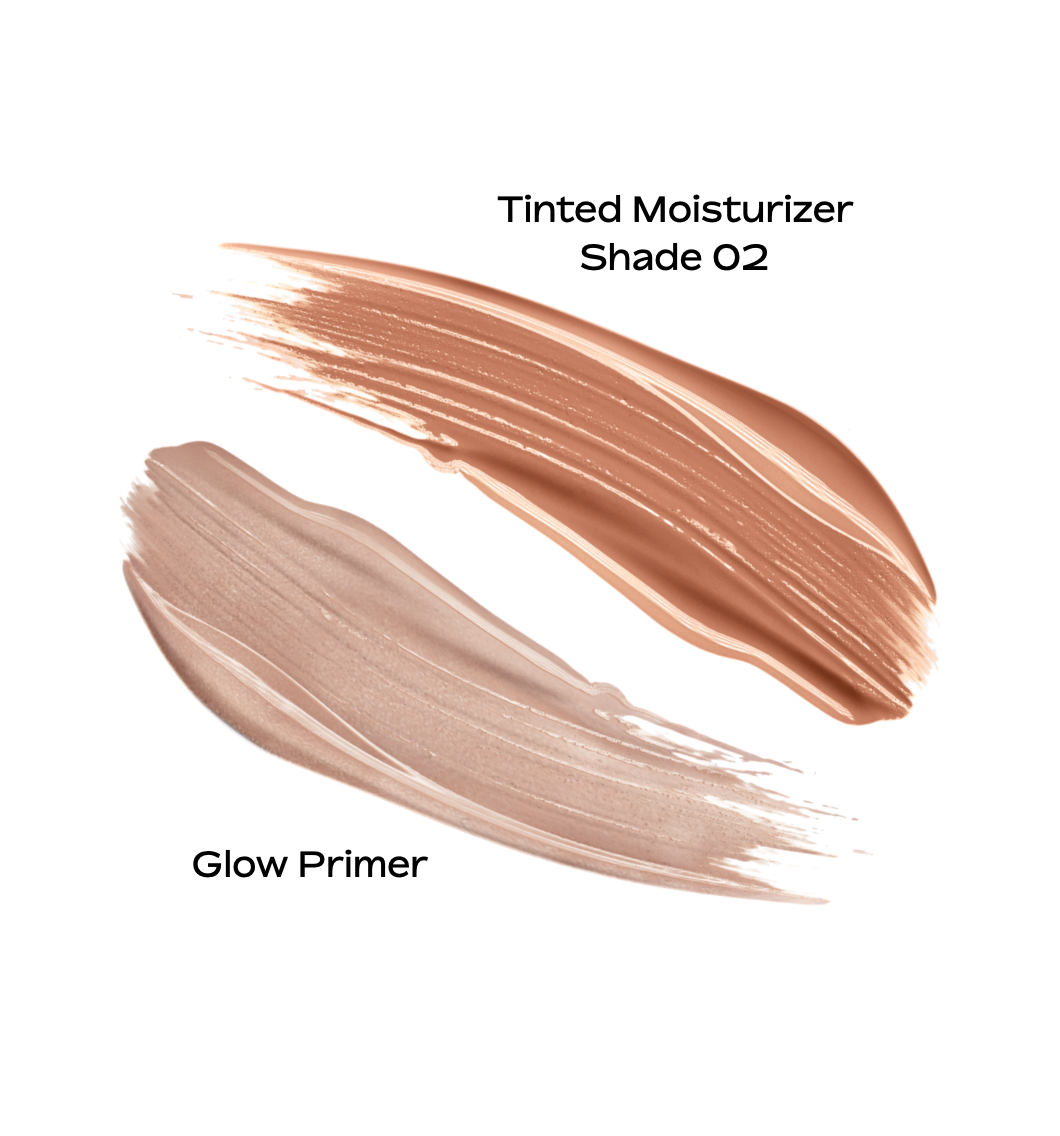 Duo - Glow Primer 01 och Tinted Moisturizer 02